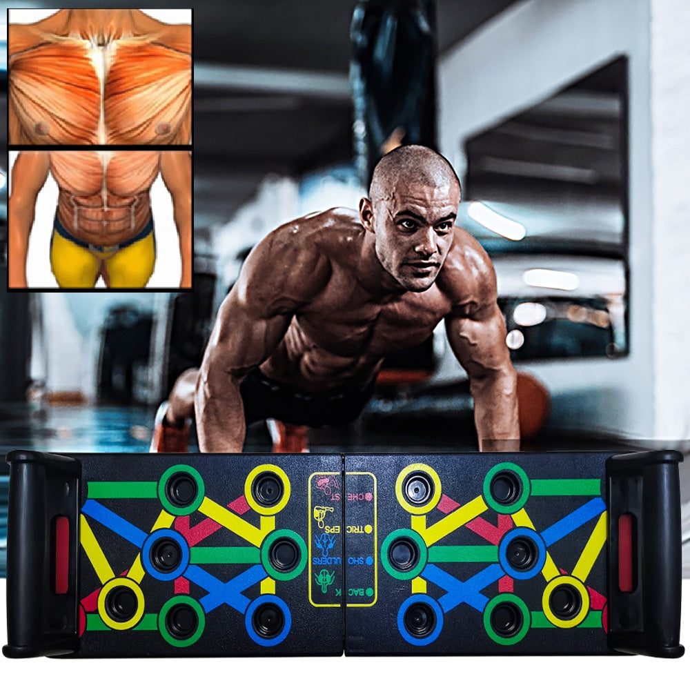 9 in 1 Push Up Board Men & Women Home Gym Body